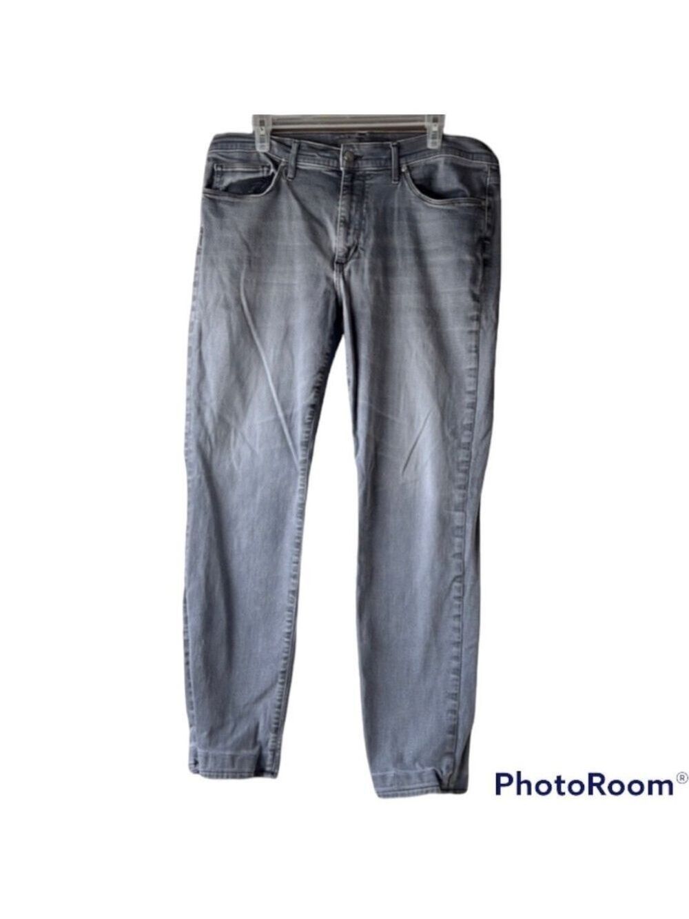 JOE’S JEANS Grey The Brixton Straight + Narrow Faded Jeans Size 36